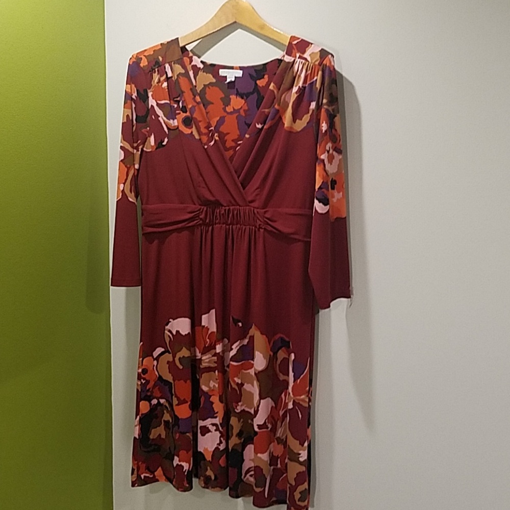 Fit&flare long sleeve dress